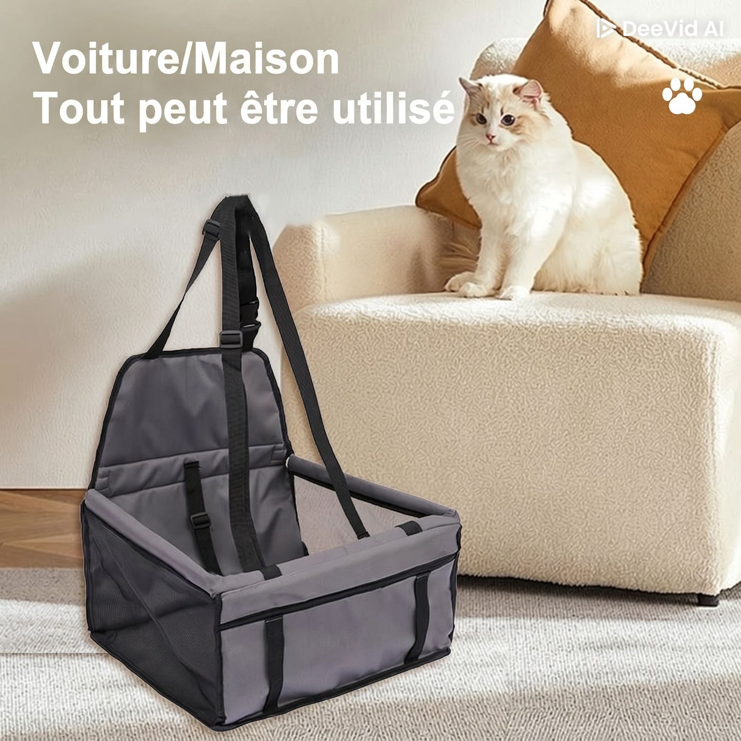 siège de voiture de sécurité pour chien et chat