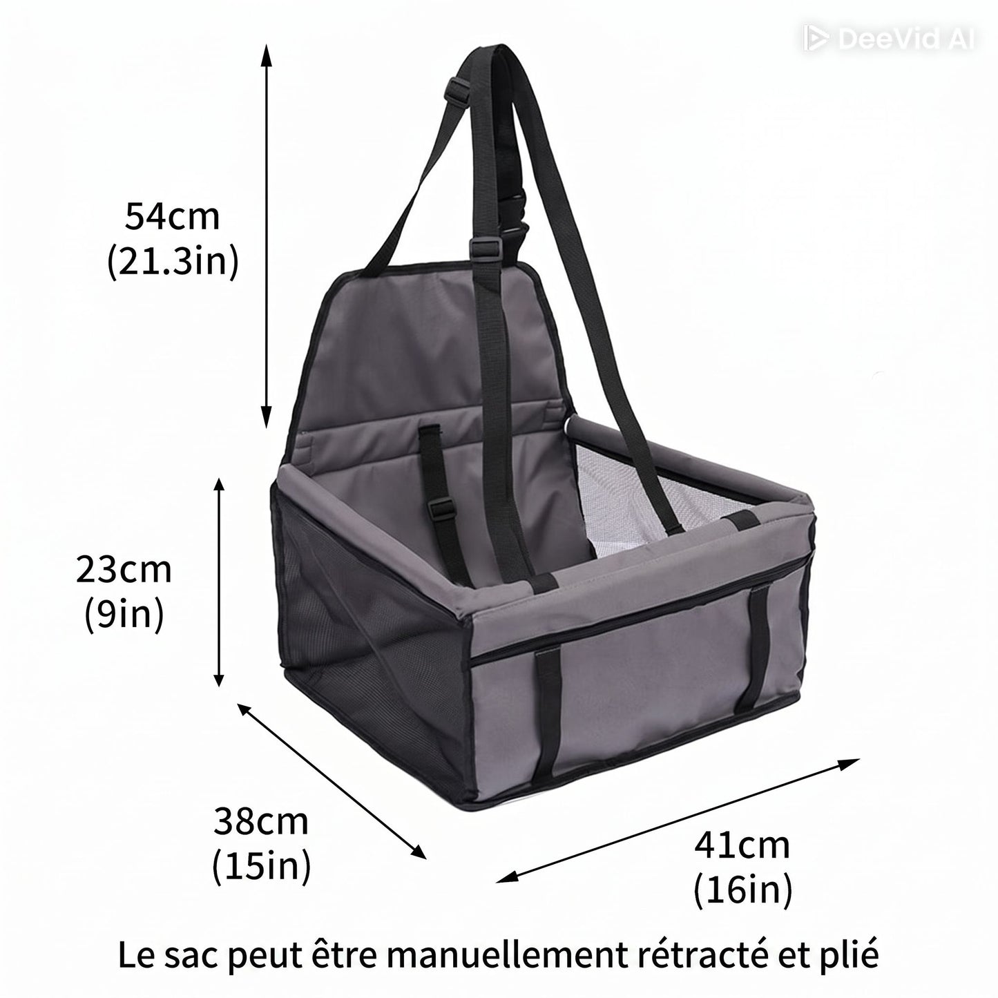 siège de voiture de sécurité pour chien et chat
